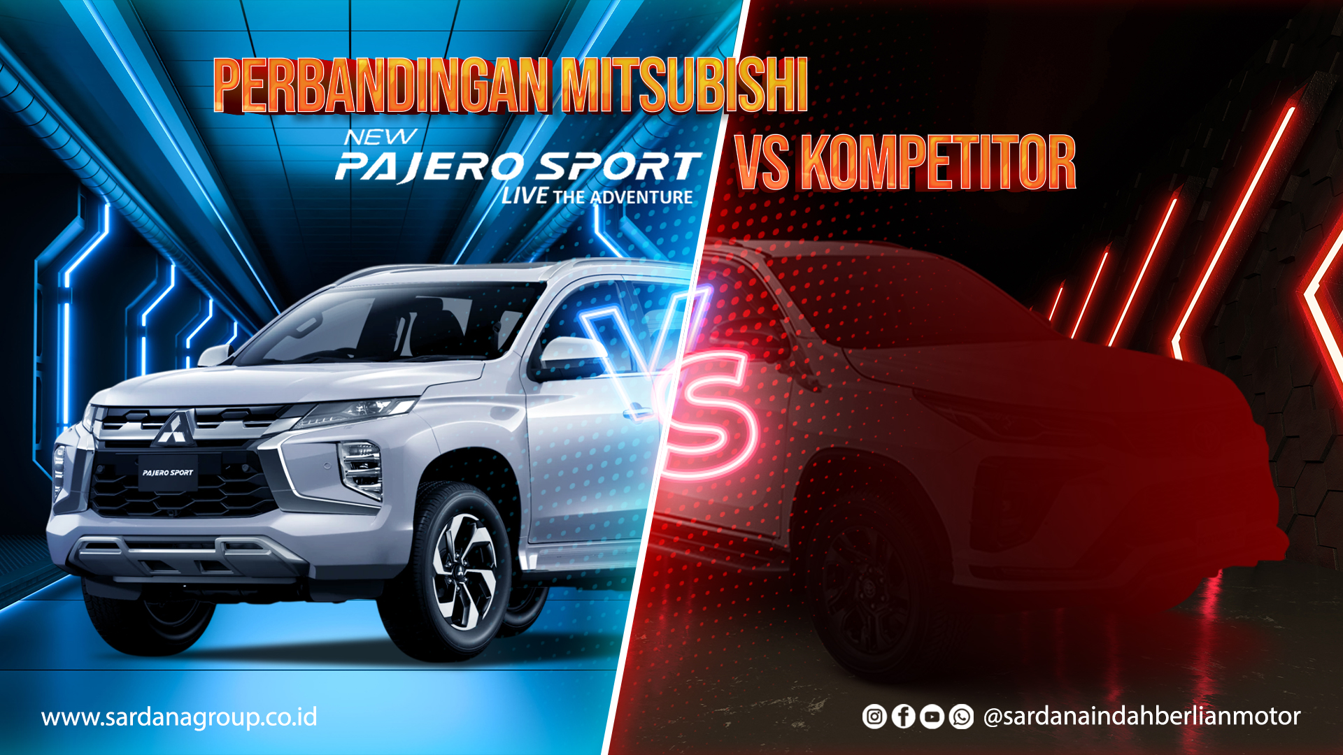 Perbandingan Mitsubishi Pajero Sport Dakar 4×2 AT Dengan Kompetitor! 